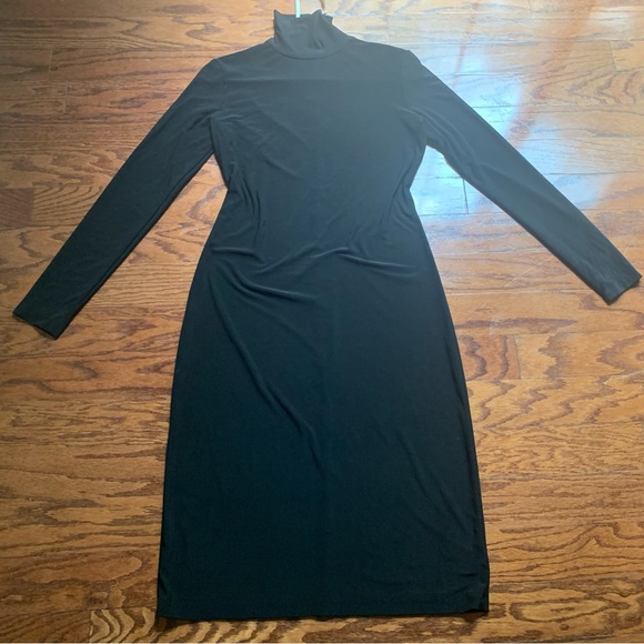 Norma Kamali Dresses & Skirts - Norma Kamali Kulture Turtleneck Dress Black Size S